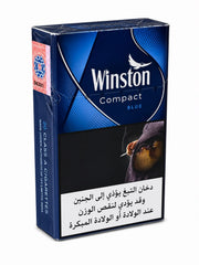 Pack of Winston Compact Blue filter cigarettes 20 sticks - Vape Dokha UAE