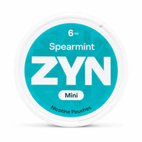 ZYN Spearmint mini nicotine pouches