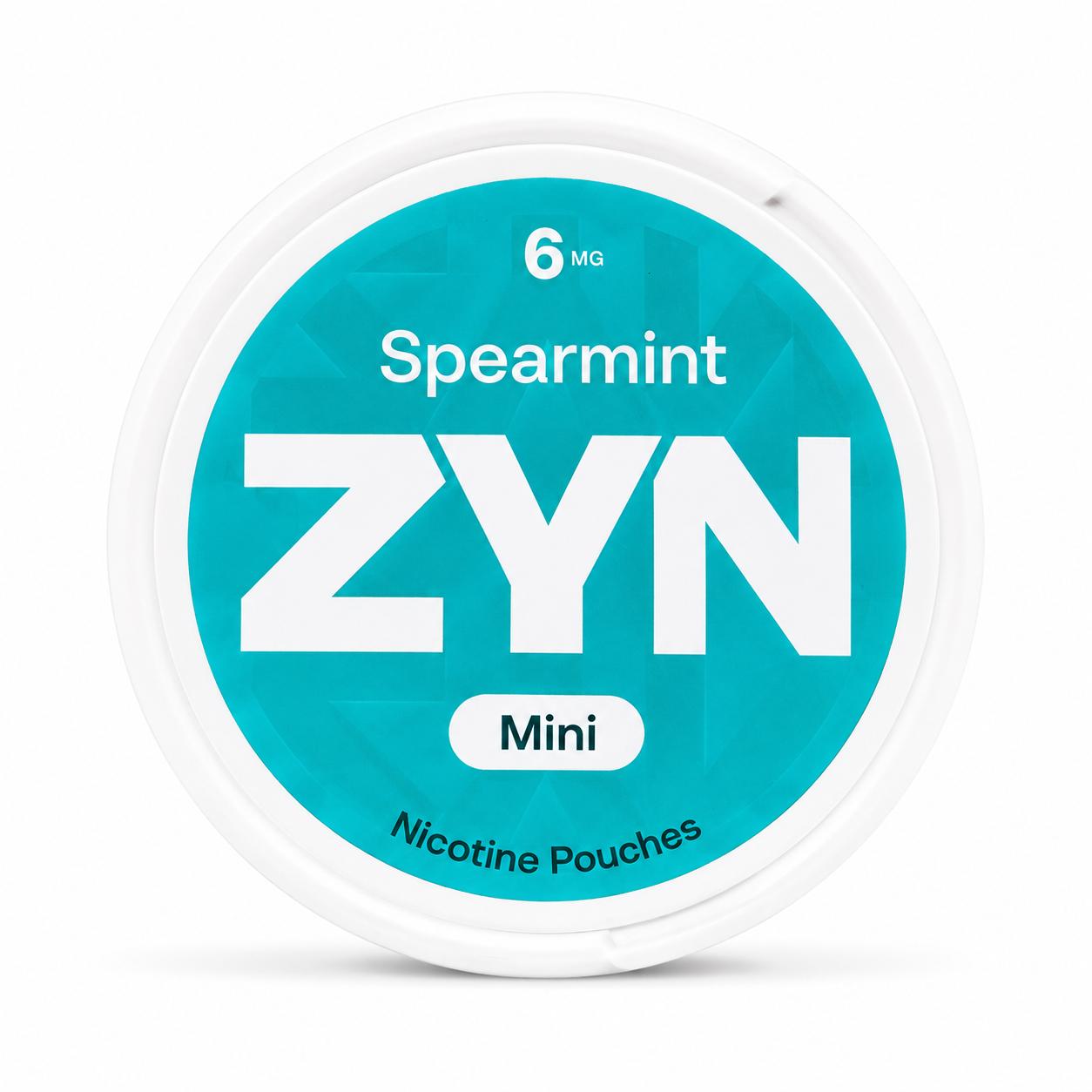 ZYN Spearmint mini nicotine pouches